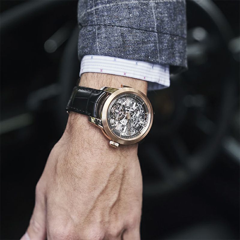 GIRARD-PERREGAUX MINUTE REPEATER TOURBILLON WITH BRIDGES ジラール・ペルゴ ミニッツリピーター トゥールビヨン ブリッジ 99820-52-001-BA6A