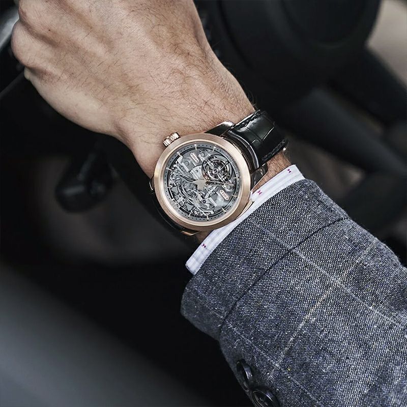 GIRARD-PERREGAUX MINUTE REPEATER TOURBILLON WITH BRIDGES ジラール・ペルゴ ミニッツリピーター トゥールビヨン ブリッジ 99820-52-001-BA6A