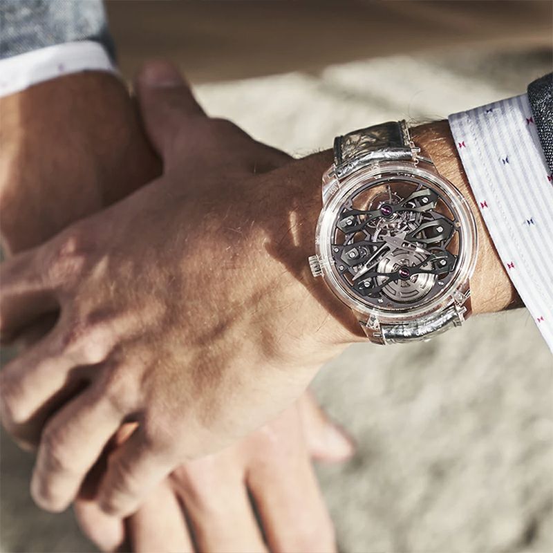 GIRARD-PERREGAUX QUASAR TOURBILLON WITH THREE BRIDGES ジラール・ペルゴ クエーサー トゥールビヨン スリーブリッジ 99830-52-001-BA6A