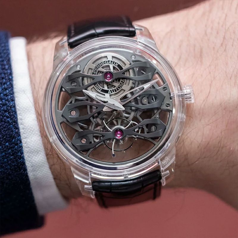 GIRARD-PERREGAUX QUASAR TOURBILLON WITH THREE BRIDGES ジラール・ペルゴ クエーサー トゥールビヨン スリーブリッジ 99830-52-001-BA6A