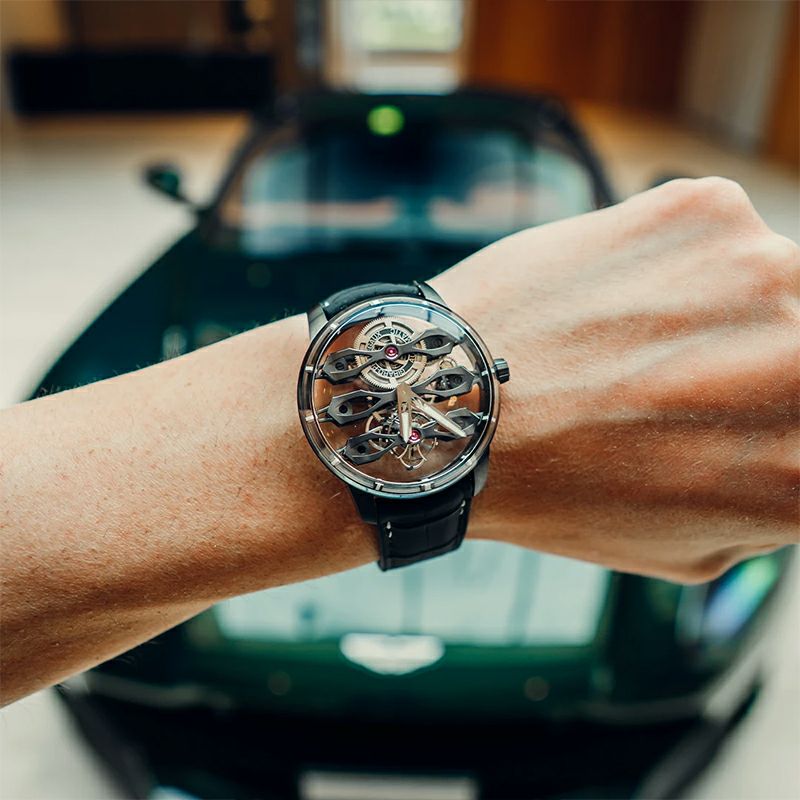 GIRARD-PERREGAUX TOURBILLON WITH THREE FLYING BRIDGES ASTON MARTIN EDITION ジラール・ペルゴ トゥールビヨン スリー・フライング ブリッジ アストンマーティン エディション 99296-21-001-BA6A