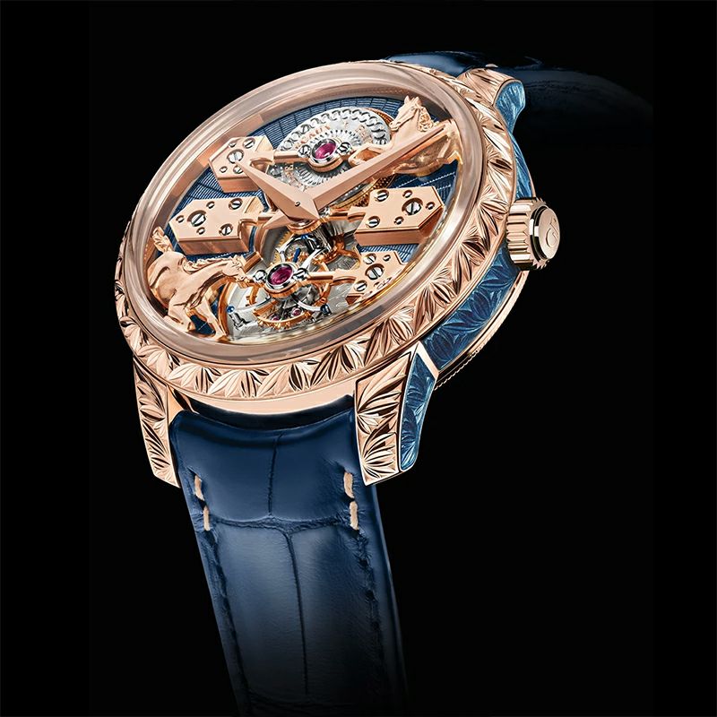 GIRARD-PERREGAUX LA ESMERALDA TOURBILLON "A SECRET" ETERNITY EDITION ジラール・ペルゴ ラ・エスメラルダ トゥールビヨン ”シークレット” エタニティ エディション 99274-52-000-BA6A