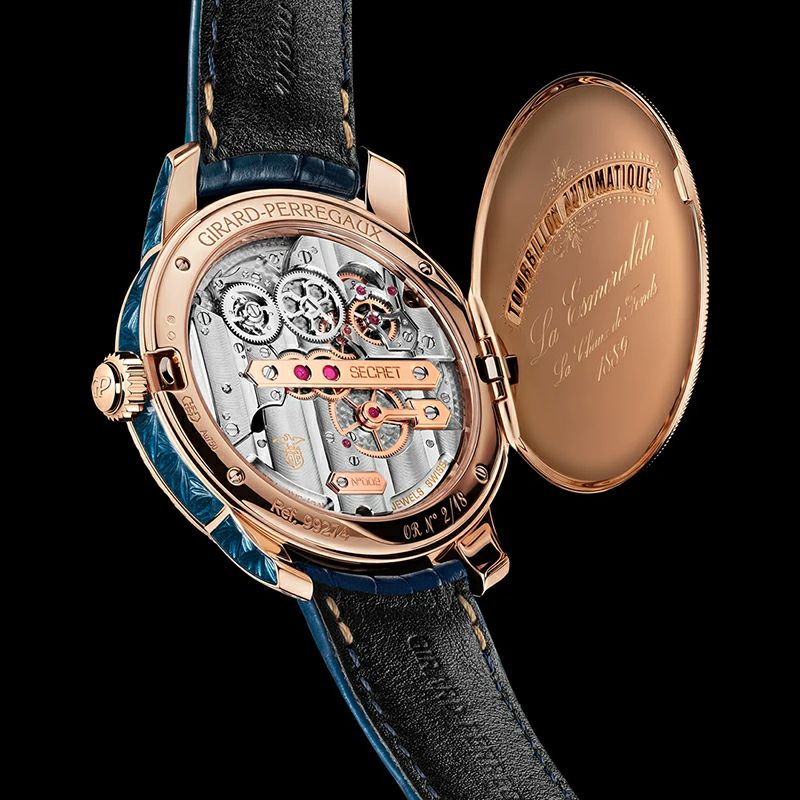 GIRARD-PERREGAUX LA ESMERALDA TOURBILLON "A SECRET" ETERNITY EDITION ジラール・ペルゴ ラ・エスメラルダ トゥールビヨン ”シークレット” エタニティ エディション 99274-52-000-BA6A