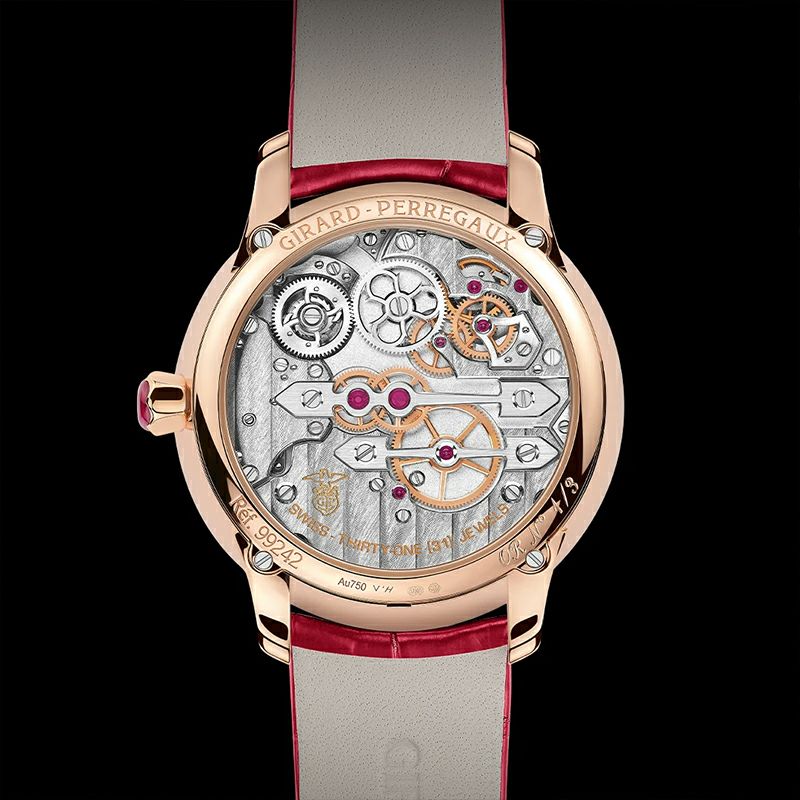 GIRARD-PERREGAUX TOURBILLON WITH THREE GOLD BRIDGES RUBY HEART ジラール・ペルゴ トゥールビヨン スリー ゴールド ブリッジ ルビー ハート 99242B52CH01-CKHA