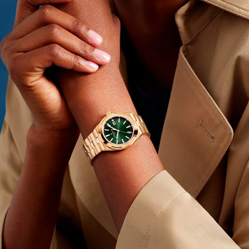 期間限定！　★最高級★ グリーンオニックス高級　レア　ブラジル産 A VACHERON CONSTANTIN OVERSEAS AUTOMATIC ヴァシュロン