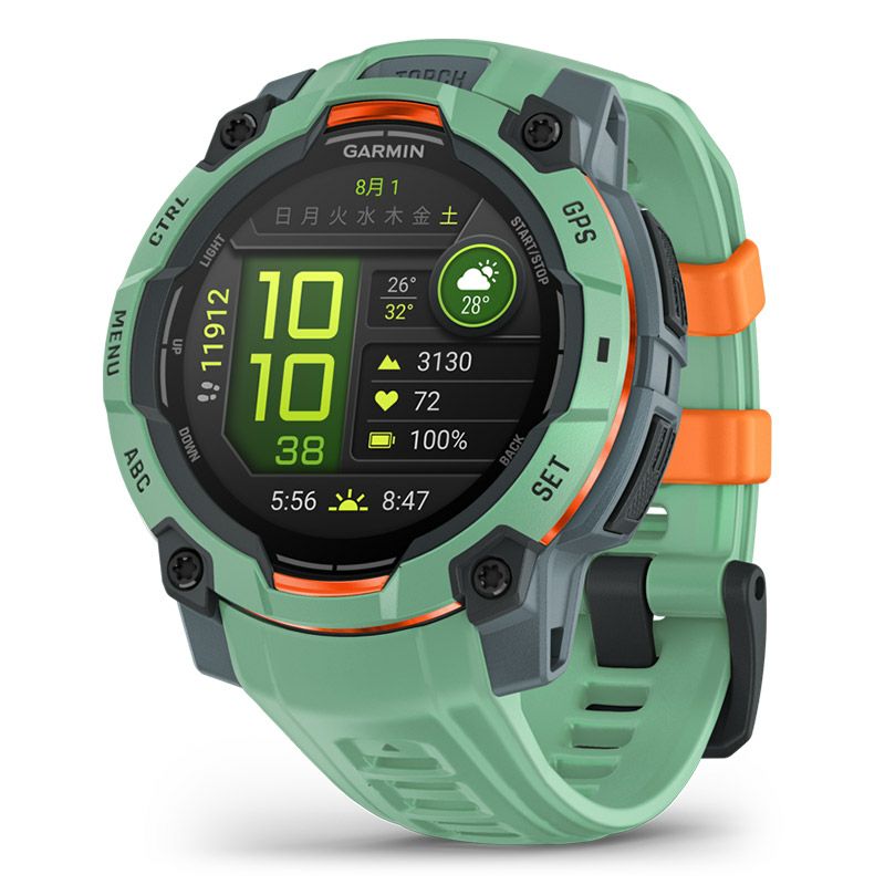 GARMIN Instinct 3 AMOLED 45mm Neotropic ガーミン インスティンクト 3 アモレッド 45mm ネオトロピック 010-02936-31