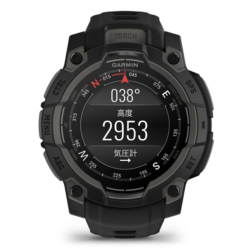 GARMIN Instinct 3 AMOLED 45mm Black ガーミン インスティンクト 3 アモレッド 45mm ブラック 010-02936-30