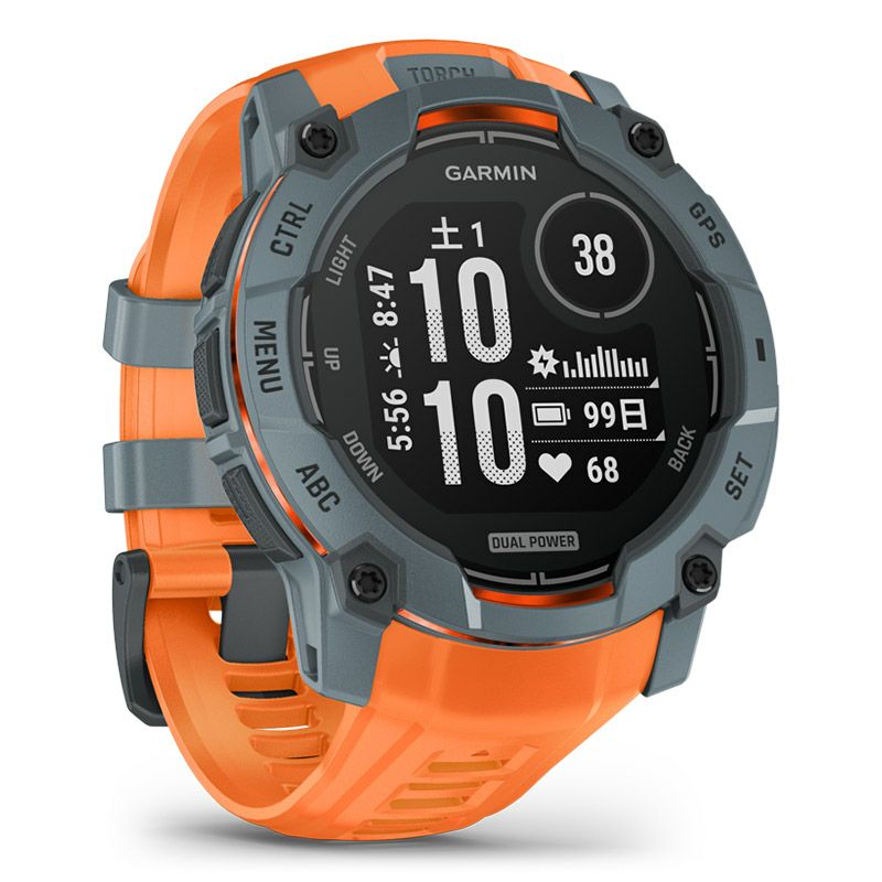GARMIN Instinct 3 Dual Power 50mm Twilight / Solstice ガーミン インスティンクト 3 デュアルパワー 50mm トワイライト / ソルスティス 010-02935-31