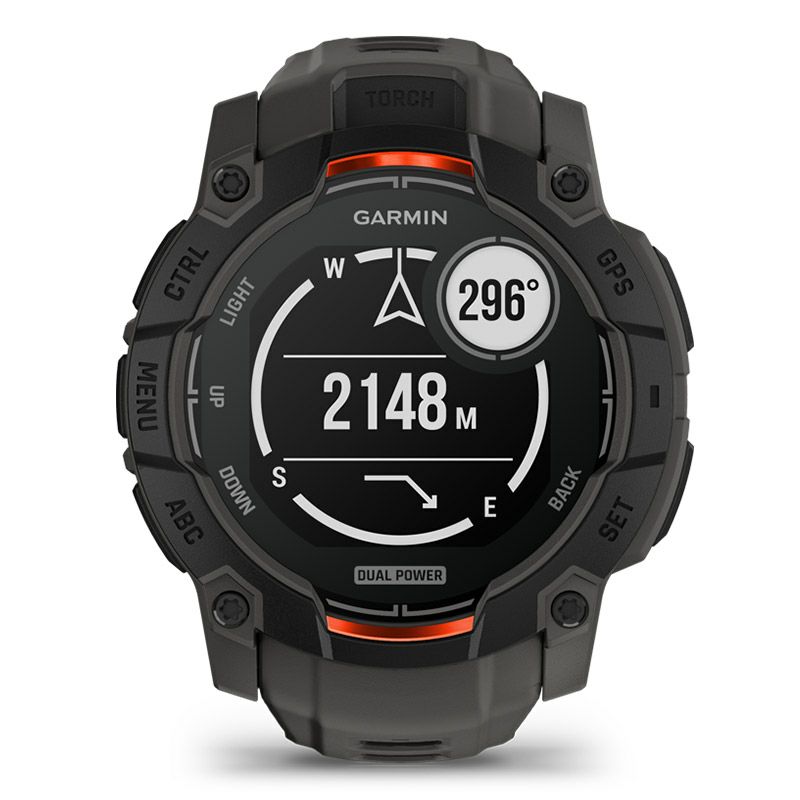 GARMIN Instinct 3 Dual Power 50mm Black / Charcoal ガーミン 