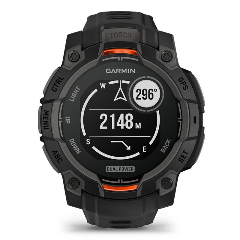 GARMIN Instinct 3 Dual Power 45mm Black ガーミン インスティンクト 3 デュアルパワー 45mm ブラック 010-02934-30