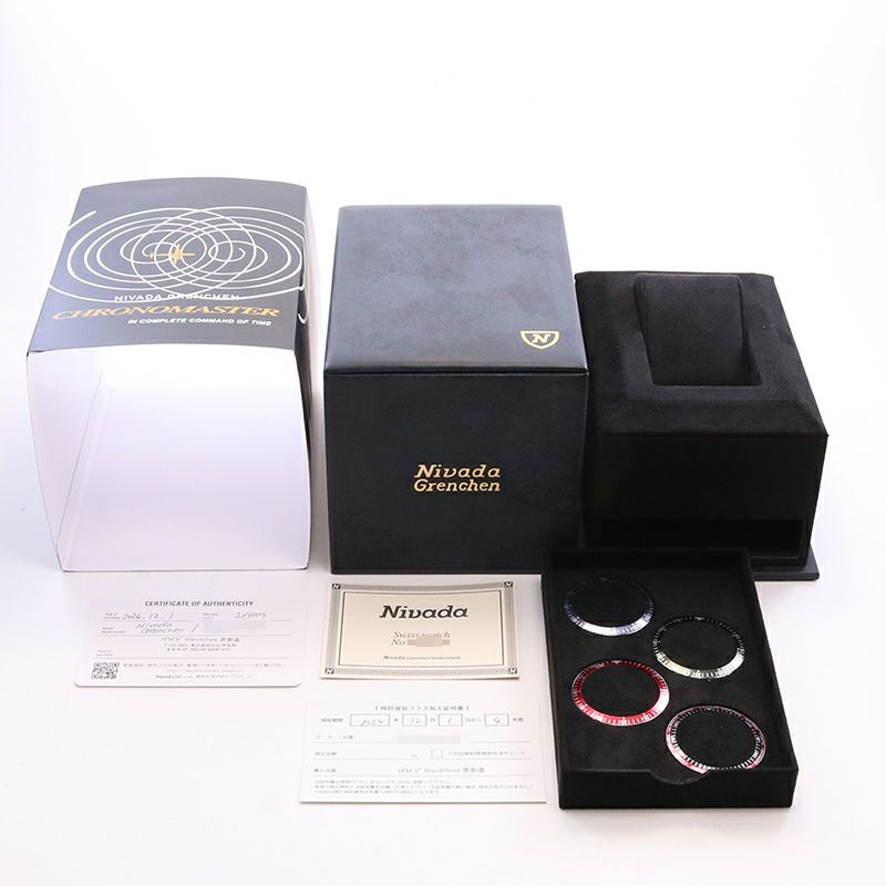 【中古】NIVADA GRENCHEN CHRONOMASTER BROAD ARROW INTER BEZEL ニバダ・グレンヒェン クロノマスター ブロードアロー インターベゼル 86056M04LC