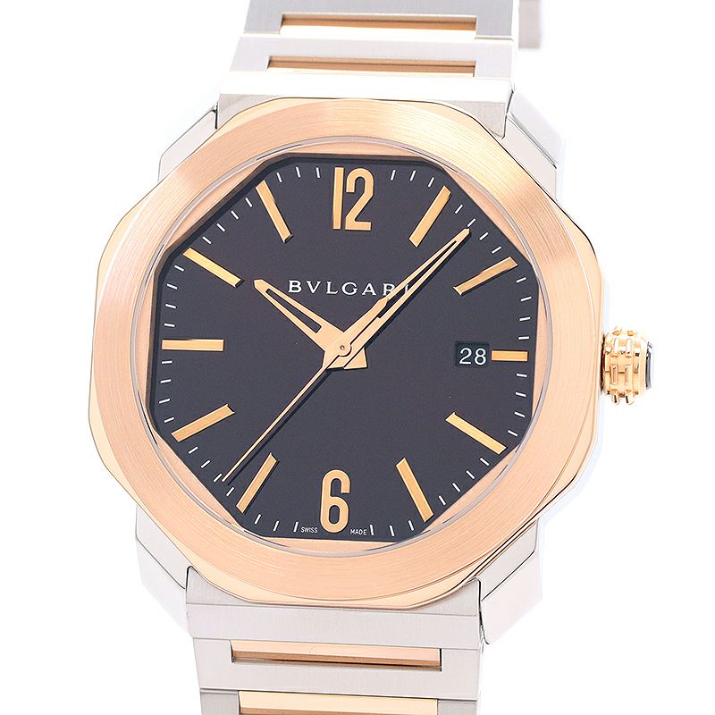 【中古】BVLGARI OCTO ROMA ブルガリ オクト ローマ 102854 (OC41BSPGD)
