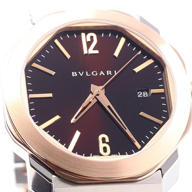 【中古】BVLGARI OCTO ROMA ブルガリ オクト ローマ 102854 (OC41BSPGD)