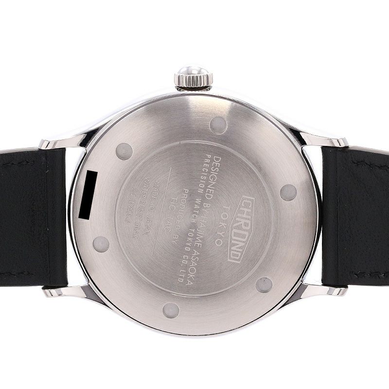 【中古】KURONO BUNKYO TOKYO / CHRONO TOKYO CLASSIC HAJIME ASAOKA x TiC TAC LIMITED クロノトウキョウ / クロノブンキョウトウキョウ クラシック 浅岡肇×チックタック 限定モデル CT001G