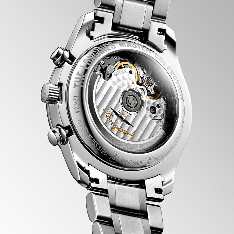 LONGINES MASTER COLLECTION CHRONO MOONPHASE ロンジン マスターコレクション クロノグラフ ムーンフェイズ L2.673.4.92.6