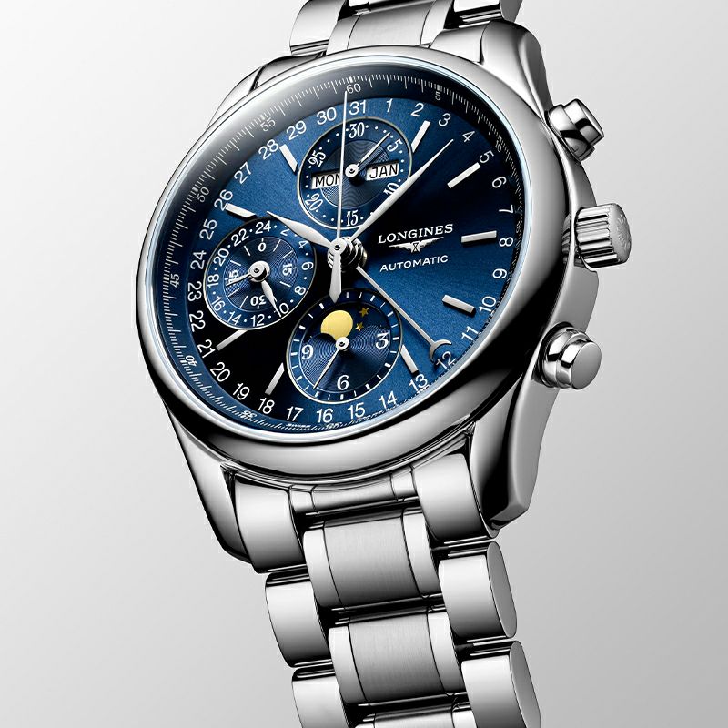 LONGINES MASTER COLLECTION CHRONO MOONPHASE ロンジン マスターコレクション クロノグラフ ムーンフェイズ L2.673.4.92.6