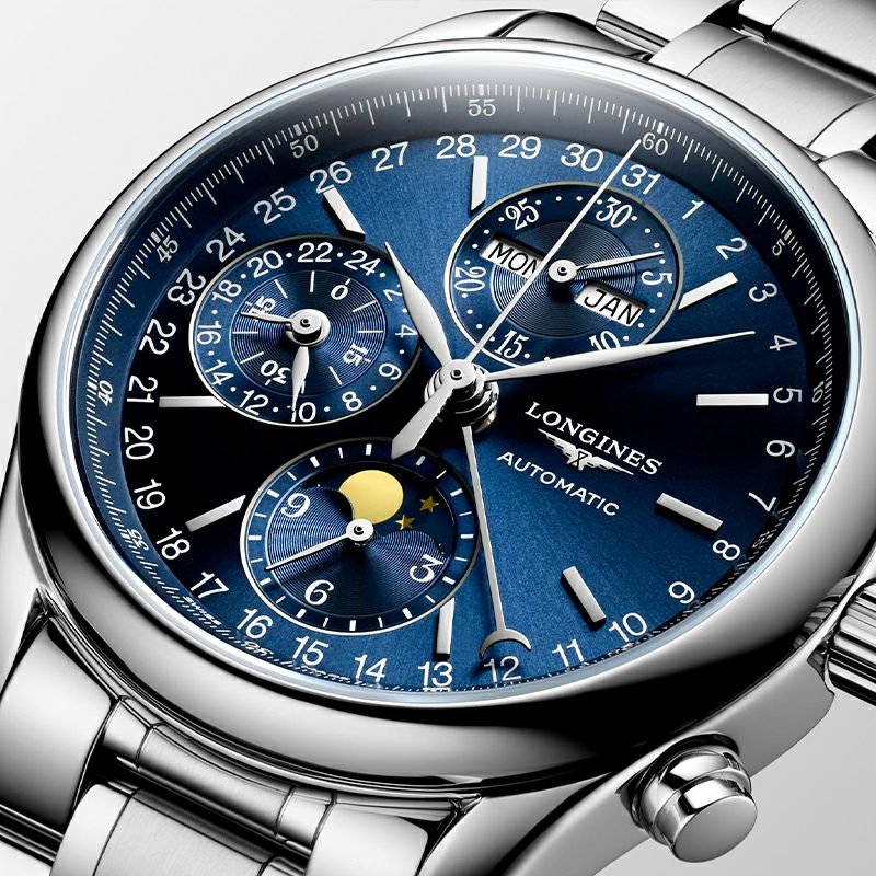 LONGINES MASTER COLLECTION CHRONO MOONPHASE ロンジン マスターコレクション クロノグラフ ムーンフェイズ L2.673.4.92.6