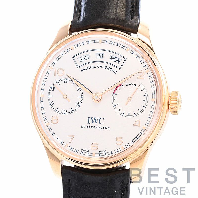 【中古】IWC PORTUGIESER ANNUAL CALENDAR アイ・ダブリュー・シー ポルトギーゼ・アニュアル・カレンダー IW503504