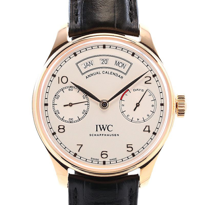 【中古】IWC PORTUGIESER ANNUAL CALENDAR アイ・ダブリュー・シー ポルトギーゼ・アニュアル・カレンダー IW503504