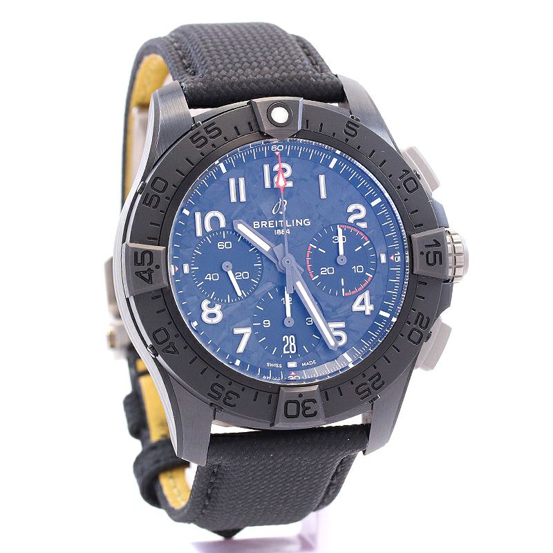 【中古】BREITLING AVENGER B01 CHRONOGRAPH 44 NIGHT MISSION ブライトリング アベンジャー B01 クロノグラフ 44 ナイトミッション SB0147101B1X1