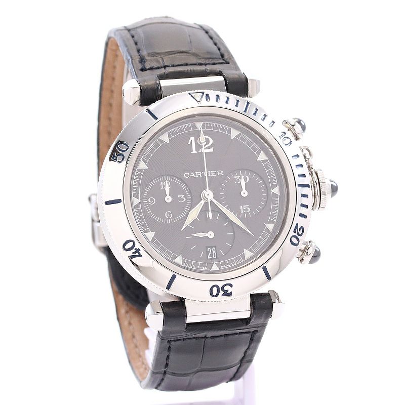 【中古】CARTIER PASHA DE CARTIER PLONGEUR CHRONOGRAPH N950 カルティエ パシャ ドゥ カルティエ プロンジャー クロノグラフ N950 38MM W3105155
