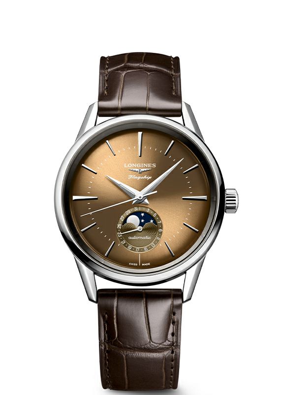LONGINES FLAGSHIP HERITAGE MOONPHASE ロンジン フラッグシップ?ヘリテージ ムーンフェイズ L4.815.4.62.2