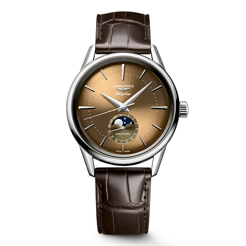 LONGINES FLAGSHIP HERITAGE MOONPHASE ロンジン フラッグシップ?ヘリテージ ムーンフェイズ L4.815.4.62.2