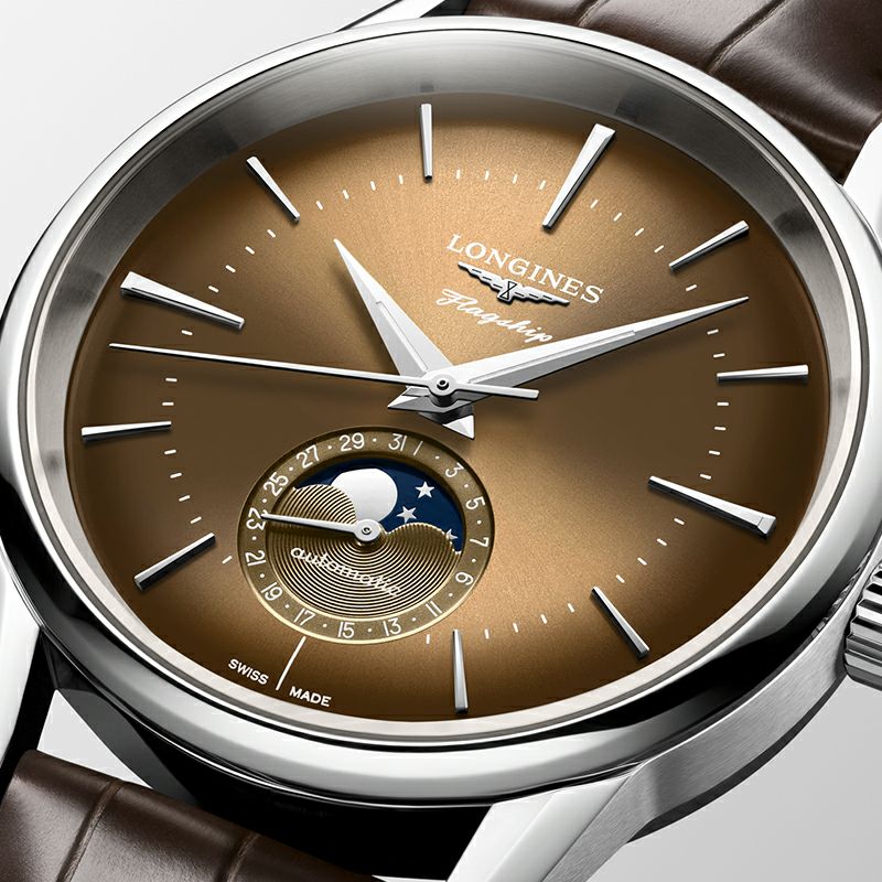 LONGINES FLAGSHIP HERITAGE MOONPHASE ロンジン フラッグシップ?ヘリテージ ムーンフェイズ L4.815.4.62.2