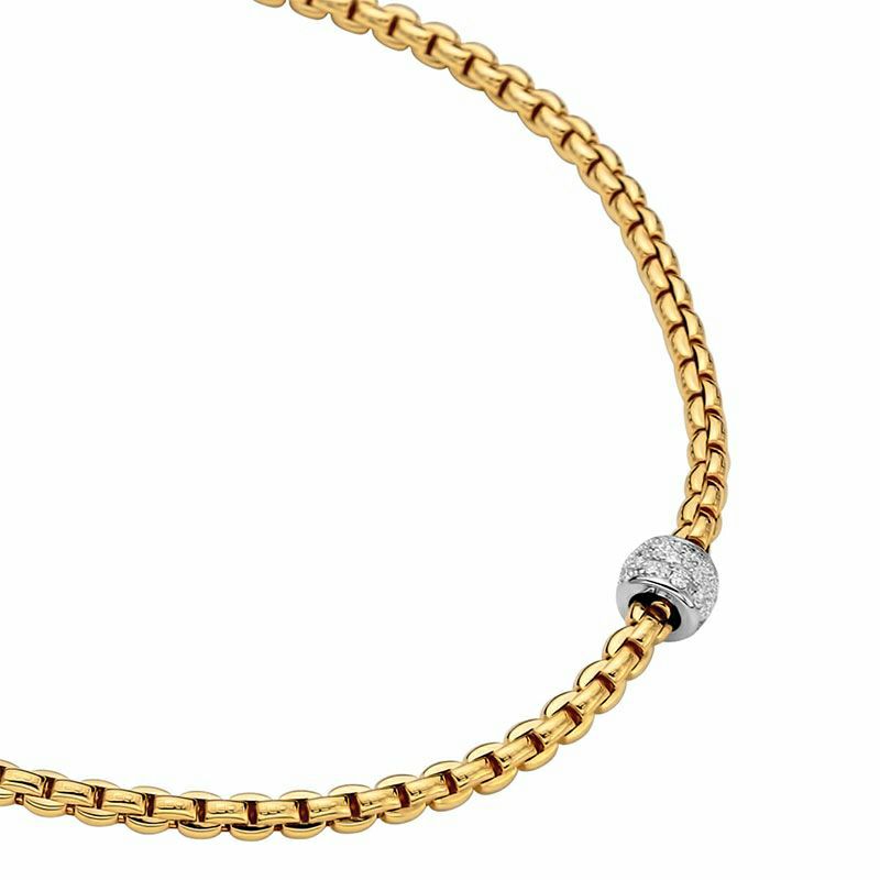 FOPE フォッぺ EKA エカ ブレスレット ゴールド ダイヤモンド　Sサイズ エカ フレグジット ブレスレット ダイヤモンド