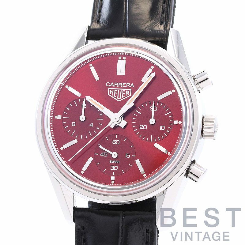 【中古】TAG HEUER CARRERA CALIBRE HEUER 02 RED DIAL LIMITED EDITION タグ・ホイヤー カレラ キャリバー ホイヤー02 レッドダイヤル リミテッドエディション CBK221G.FC6479