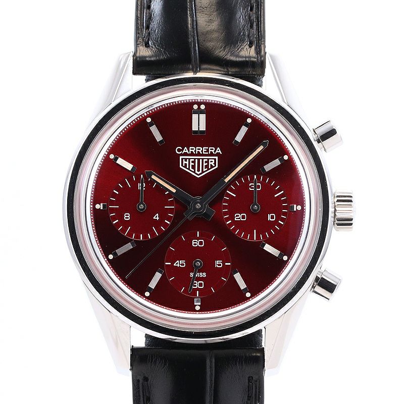 【中古】TAG HEUER CARRERA CALIBRE HEUER 02 RED DIAL LIMITED EDITION タグ・ホイヤー カレラ キャリバー ホイヤー02 レッドダイヤル リミテッドエディション CBK221G.FC6479
