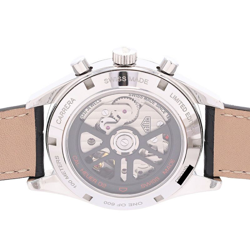 【中古】TAG HEUER CARRERA CALIBRE HEUER 02 RED DIAL LIMITED EDITION タグ・ホイヤー カレラ キャリバー ホイヤー02 レッドダイヤル リミテッドエディション CBK221G.FC6479