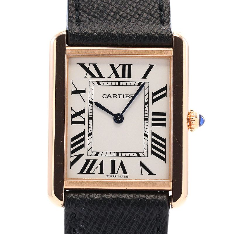 中古】CARTIER TANK SOLO WATCH LM / TANK SOLO LARGE MODEL