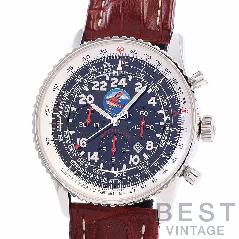 【中古】BREITLING NAVITIMER COSMONAUTE FLYBACK PORCO ROSSO ブライトリング ナビタイマー コスモノート フライバック ポルコロッソ A2232208/B612/547P