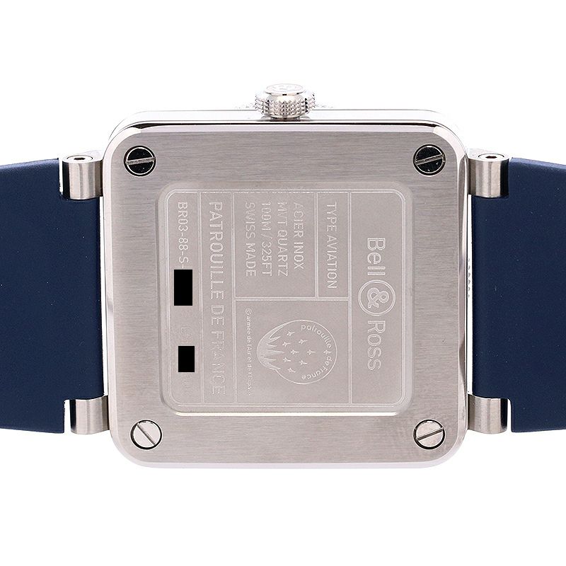 【中古】BELL & ROSS BR-03 TYPE A PATROUILLE DE FRANCE ベル＆ロス BR03 タイプA パトルイユ・ド・フランス BR03AD-BBR-ST/SRB
