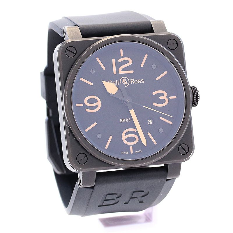 【中古】BELL & ROSS BR 03-92 HERITAGE ベル＆ロス BR03-92 ヘリテージ BR03-92HERI-CA