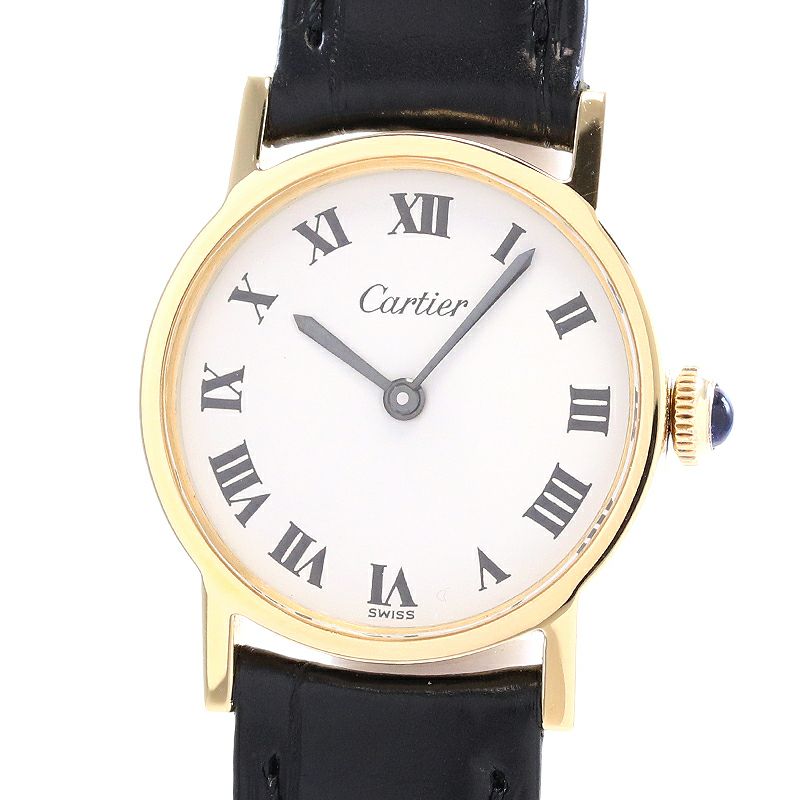 中古】CARTIER RONDE SMALL MODEL カルティエ ロンド SM GGC98021
