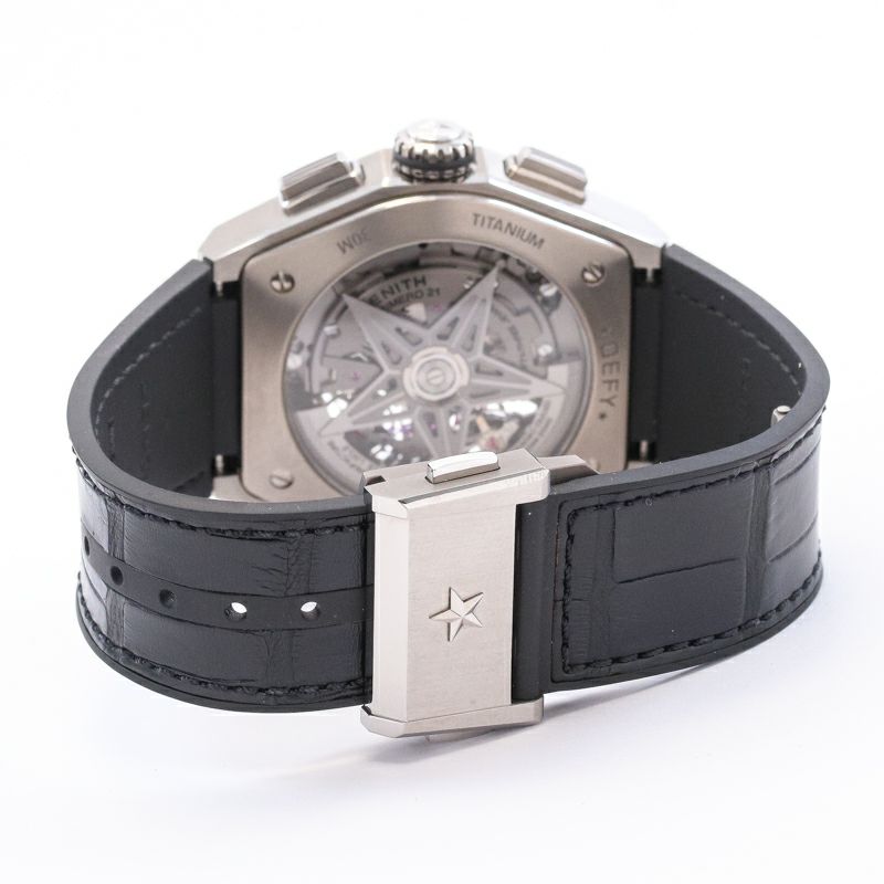 【メール便送料無料対応可】 中古】ZENITH DEFY EL PRIMERO 21 TITANIUM BUCKET DIAMOND その他