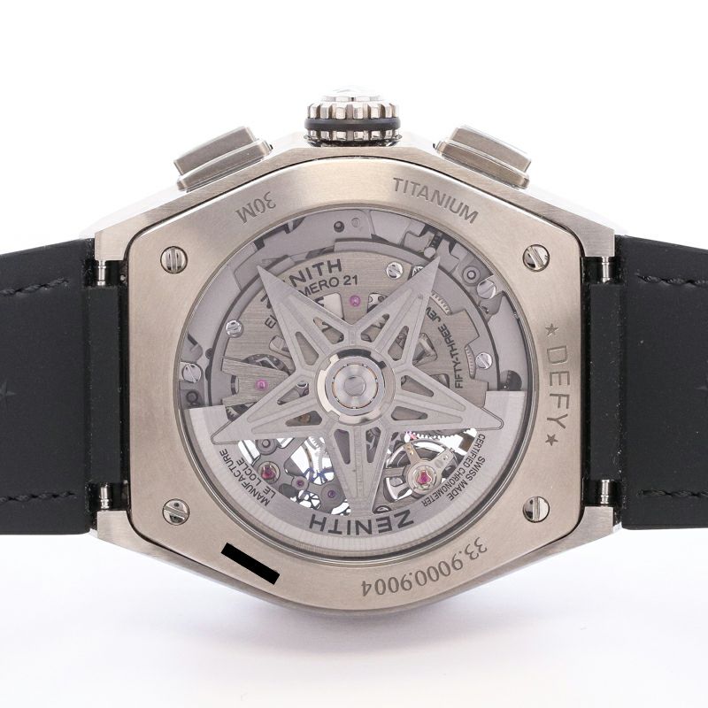 中古】ZENITH DEFY EL PRIMERO 21 TITANIUM BUCKET DIAMOND BEZEL