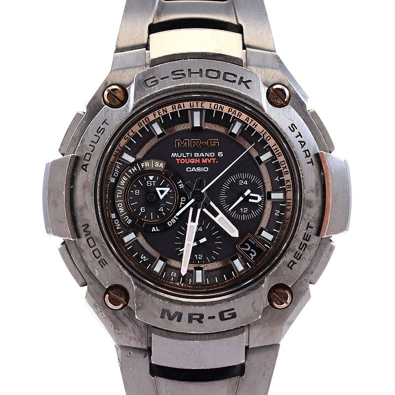 G-SHOCK MRG-8100B-1AJF チタン MR-G カシオ 箱なし MRG-8100B-1AJFサポートページ | CASIO