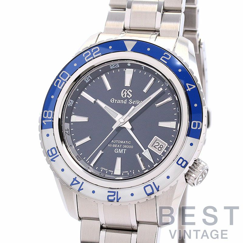 【中古】GRAND SEIKO 9S MECHANICAL HI-BEAT 36000 GMT グランドセイコー 9Sメカニカル ハイビート 36000 GMT SBGJ237 (9S86-00K0)