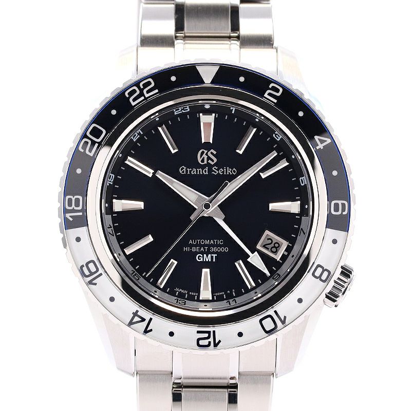 【中古】GRAND SEIKO 9S MECHANICAL HI-BEAT 36000 GMT グランドセイコー 9Sメカニカル ハイビート 36000 GMT SBGJ237 (9S86-00K0)
