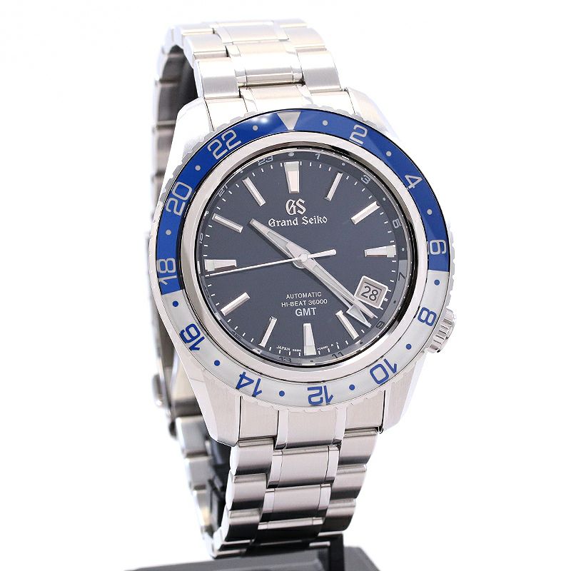 【中古】GRAND SEIKO 9S MECHANICAL HI-BEAT 36000 GMT グランドセイコー 9Sメカニカル ハイビート 36000 GMT SBGJ237 (9S86-00K0)