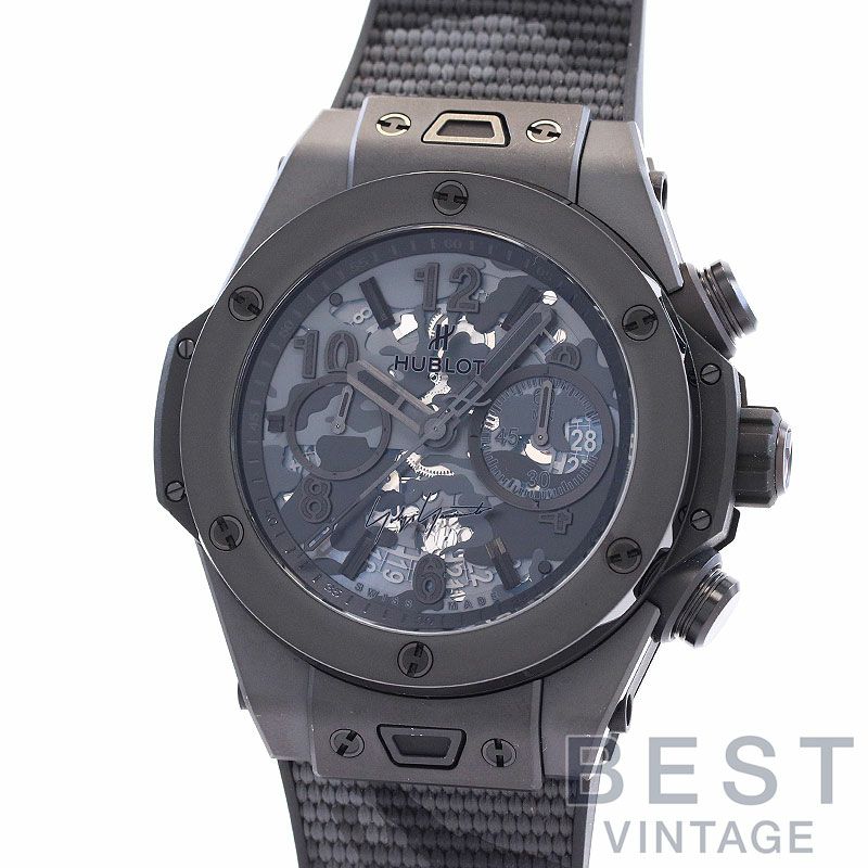 【中古】HUBLOT <br>BIG BANG ALL BLACK CAMO YOJI YAMAMOTO LIMITED EDITION <br>ウブロ <br>ビッグバン オールブラック カモ ヨウジヤマモト <br>411.CI.0110.RX.YOY20