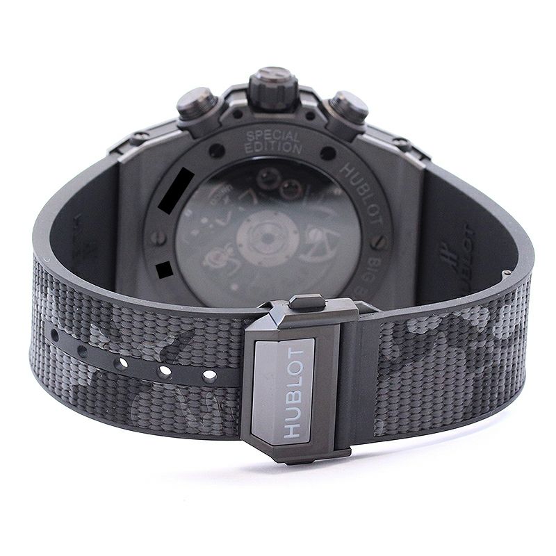 【中古】HUBLOT <br>BIG BANG ALL BLACK CAMO YOJI YAMAMOTO LIMITED EDITION <br>ウブロ <br>ビッグバン オールブラック カモ ヨウジヤマモト <br>411.CI.0110.RX.YOY20