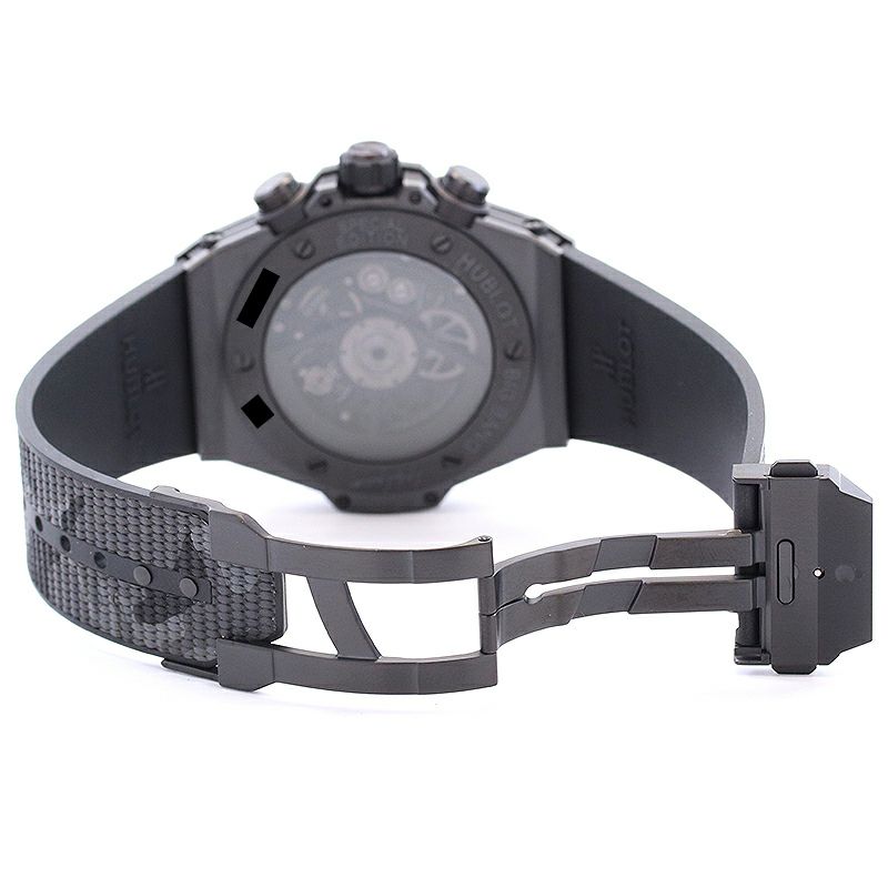 【中古】HUBLOT <br>BIG BANG ALL BLACK CAMO YOJI YAMAMOTO LIMITED EDITION <br>ウブロ <br>ビッグバン オールブラック カモ ヨウジヤマモト <br>411.CI.0110.RX.YOY20