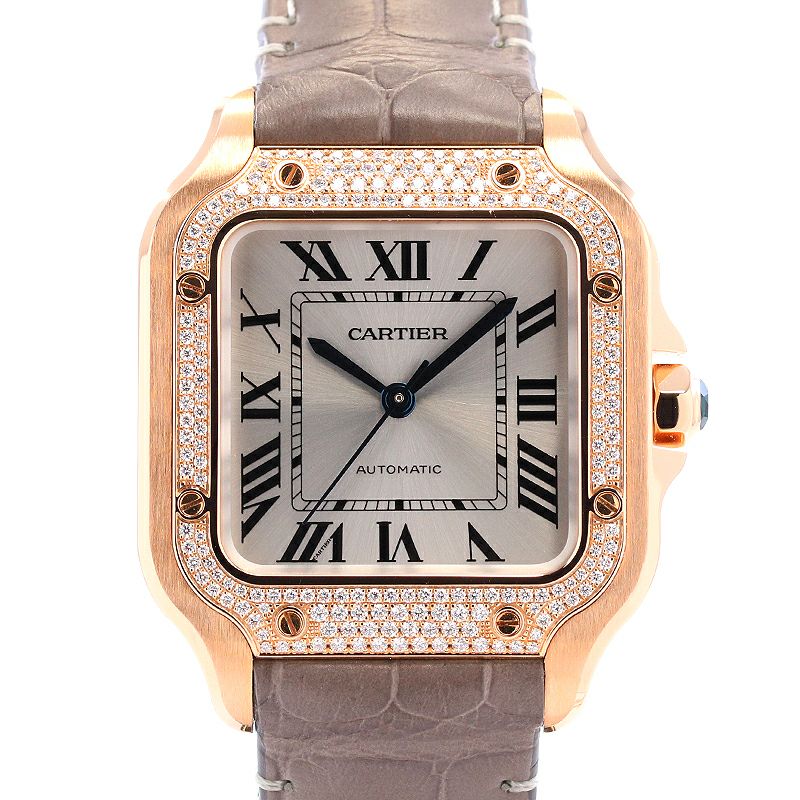 【中古】CARTIER SANTOS DE CARTIER MEDIUM MODEL カルティエ サントス ドゥ カルティエ MM WJSA0012