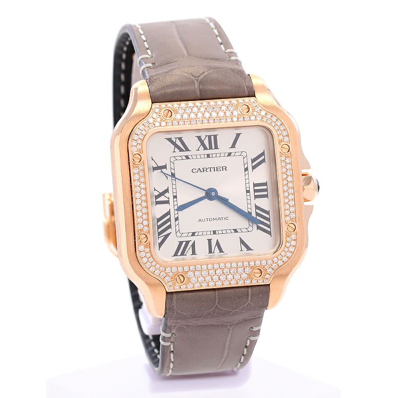 【中古】CARTIER SANTOS DE CARTIER MEDIUM MODEL カルティエ サントス ドゥ カルティエ MM WJSA0012