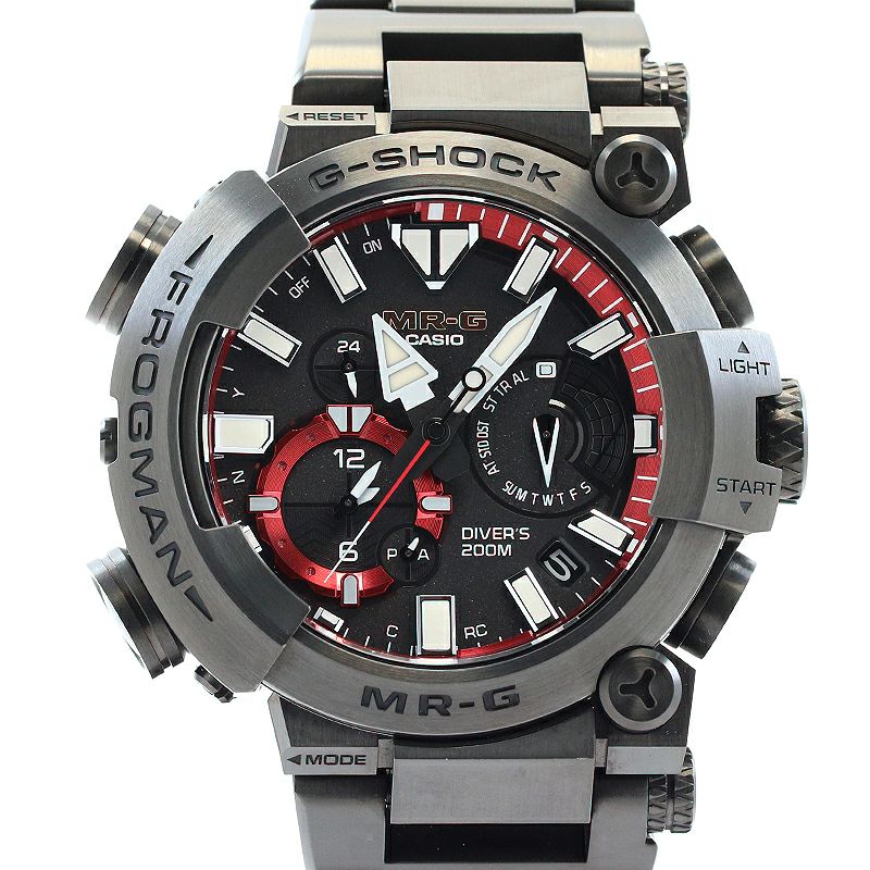 【中古】CASIO G-SHOCH MR-G FROGMAN カシオ Gショック MR-G フロッグマン MRG-BF1000B-1AJR