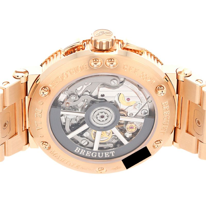 【中古】BREGUET MARINE CHRONOGRAPHE 5527 ブレゲ マリーン クロノグラフ 5527 5527BR/12/RW0 (G5527BR12RW0)